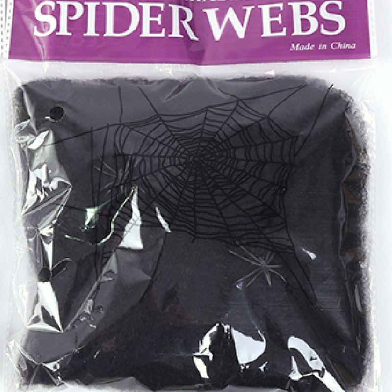 Spider Web 2 Spiders Halloween Party Decorations Retractable Spider Dress Fancy