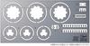 Hasegawa 1/12 Scale Yamaha TZR250 (1KT) Etching Plastic Model Kit Parts 21733