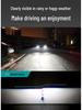 Super Bright LED Car Headlight Bulb with Lens, Spotlight, and High/Low Beam for H7, H4, H11, H8 Models