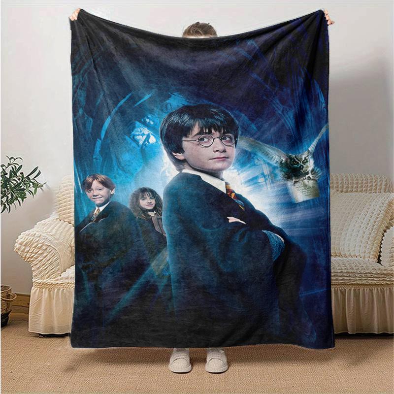 Harry Potter and the Sorcerer's Stone Poster PrintPrint Blanket, Soft Blanket For Sofa Office Bed And Travelling Daughter Birthday Gift esj2