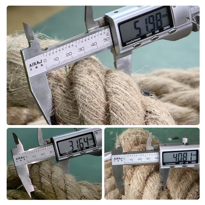 Jijie Heavy Duty Hemp Tug-of-War Rope