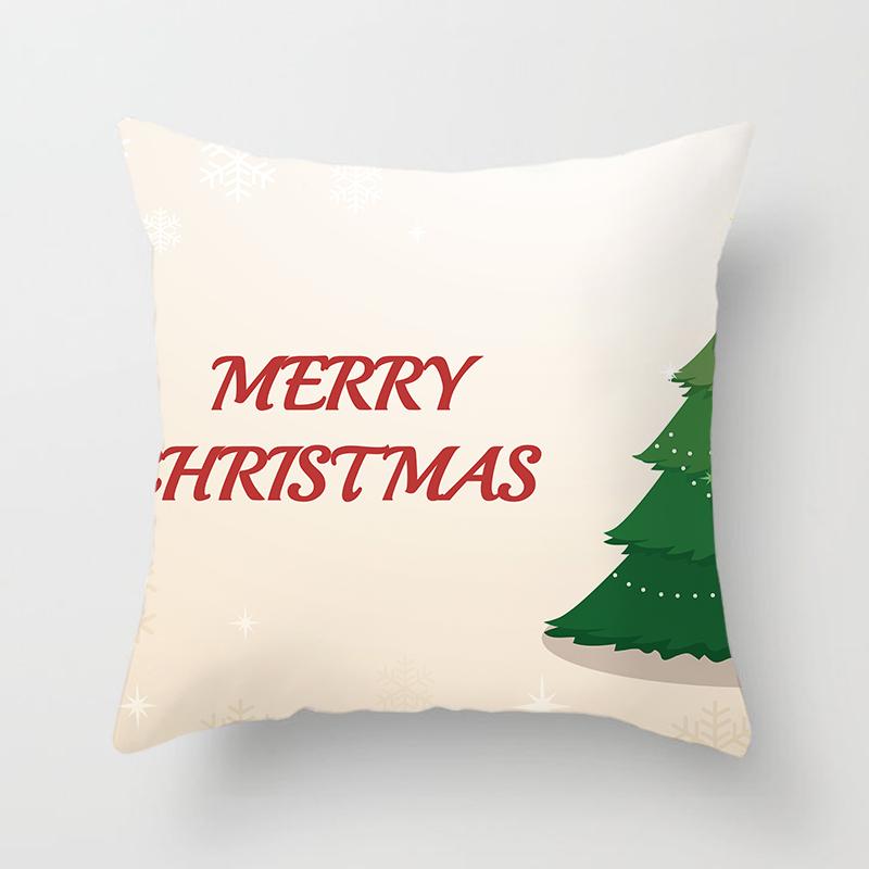 Christmas Home Pillow Covers Christmas Printed Bed Home Decor Cushion Covers Christmas Decor Pillow Covers