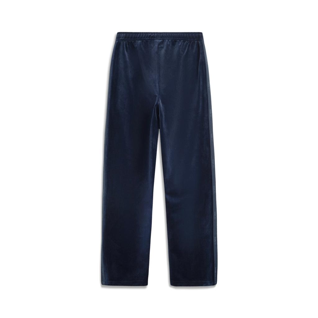 Li Ning Sports Lifestyle Series Logo Embroidered Casual Pants Women bottoms AKLV954-1