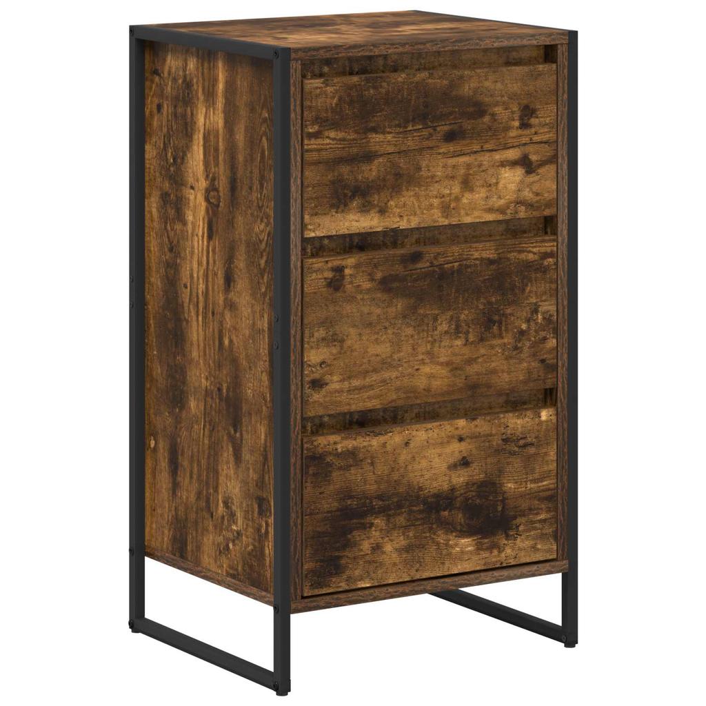 Sideboard Smoked Oak 42 X 36 X 75.5 Cm Particleboard