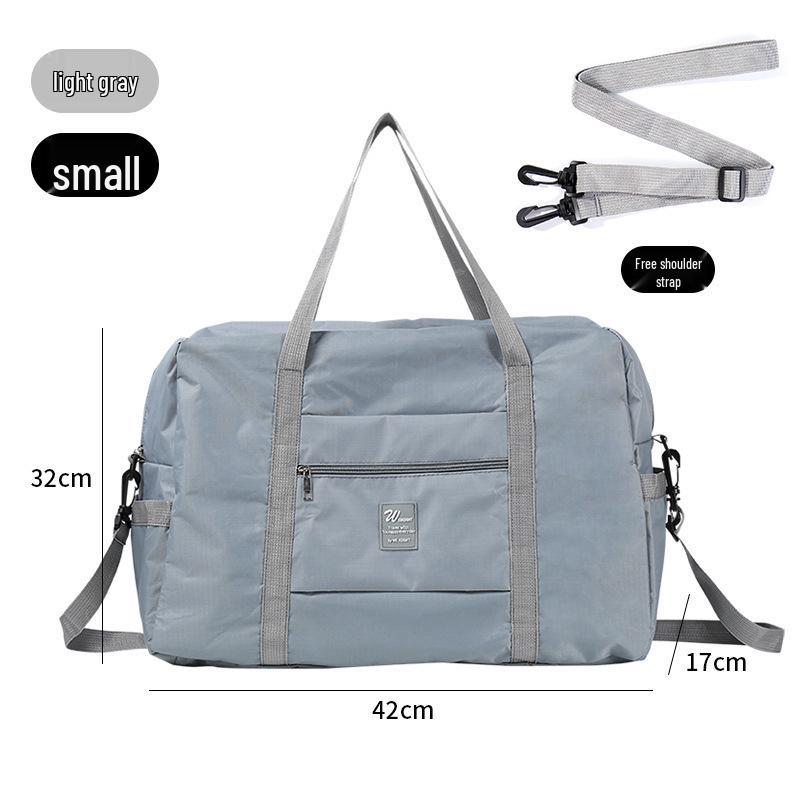 Foldable Travel Duffel Bag: Lightweight, Large Capacity, Attachable To Suitcase