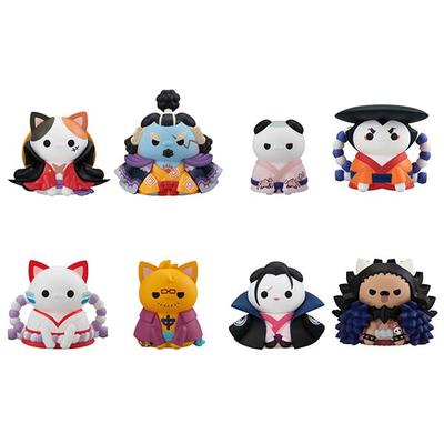 MEGA CAT PROJECT One Piece Nyan Piece Luffy and Wano Country Edition Box of 8 Nyan!