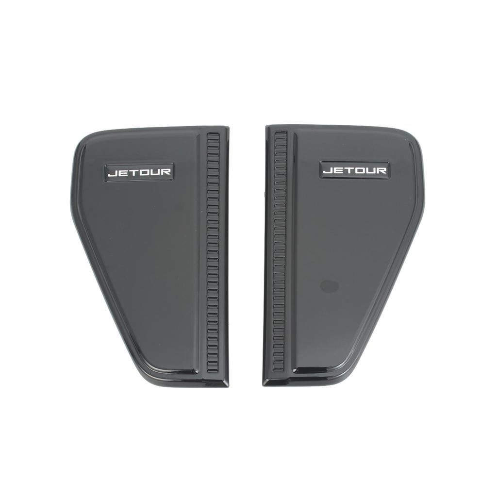 Compatible Front and Side Emblem Trim Decorations for 26 Jetour Traveler Models.