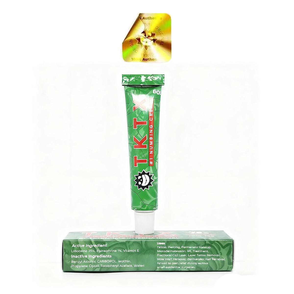 

10g Tattoo Anesthetic Fast Skin Numbing green75%T Cream Semi Permanent розовый