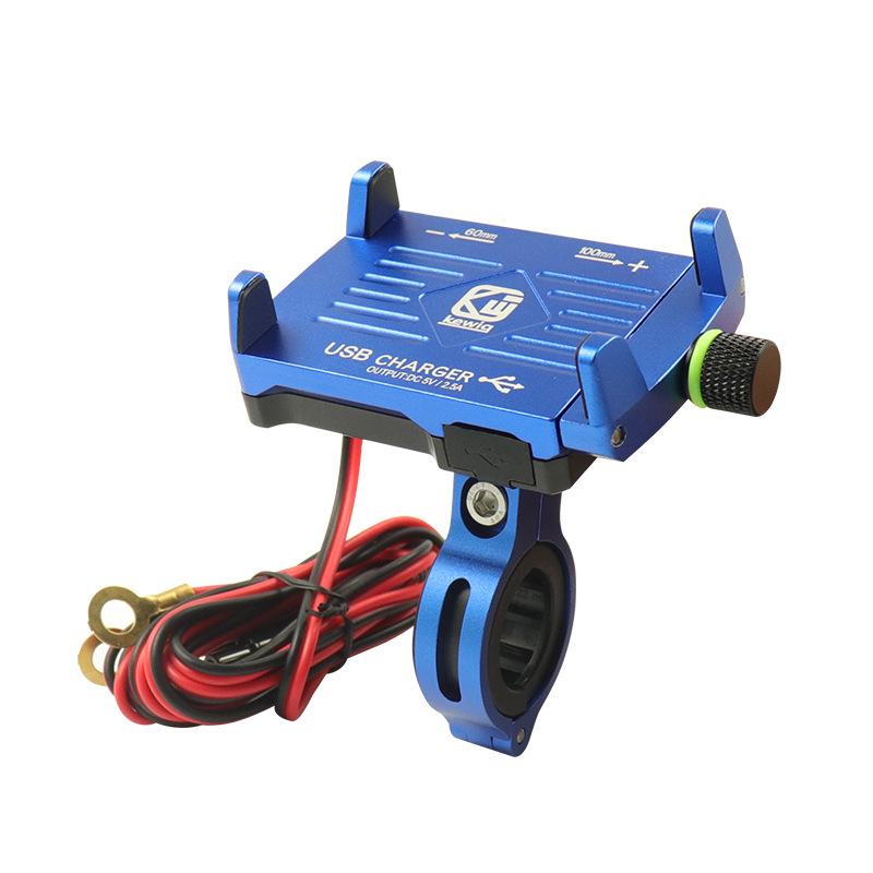 

Держатель для мобильного телефона для мотоцикла с USB-зарядкой для руля мотоцикла, подставка-кронштейн для GPS, крепление для мобильного телефона 6,5 , держатель-подставка