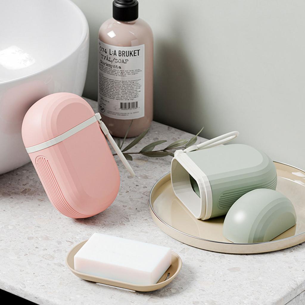 Portable Soap Dishes Sealed Storage Box Waterproof Travel Home Bathroom Soap Box Outdoor Storage Box Soap Box Organizer
