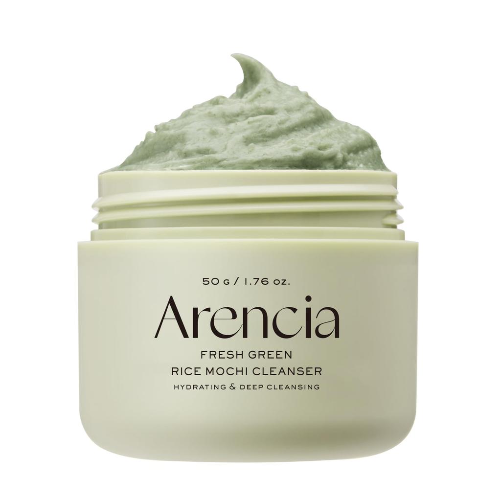 Arencia Premium Mochi Soap Green 50g Moisturizing Japanese Facial Cleanser for Soft, Radiant Skin
