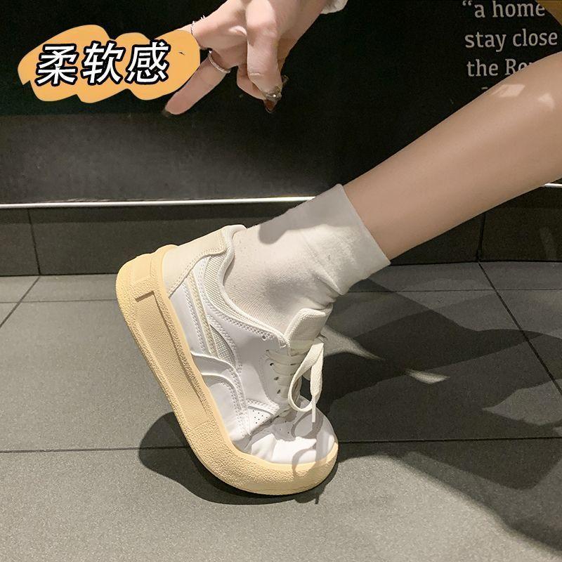 Flat All-match Small White Shoes Women 2024 Summer New Breathable Simple Retro Board Shoes Sports Casual Shoes