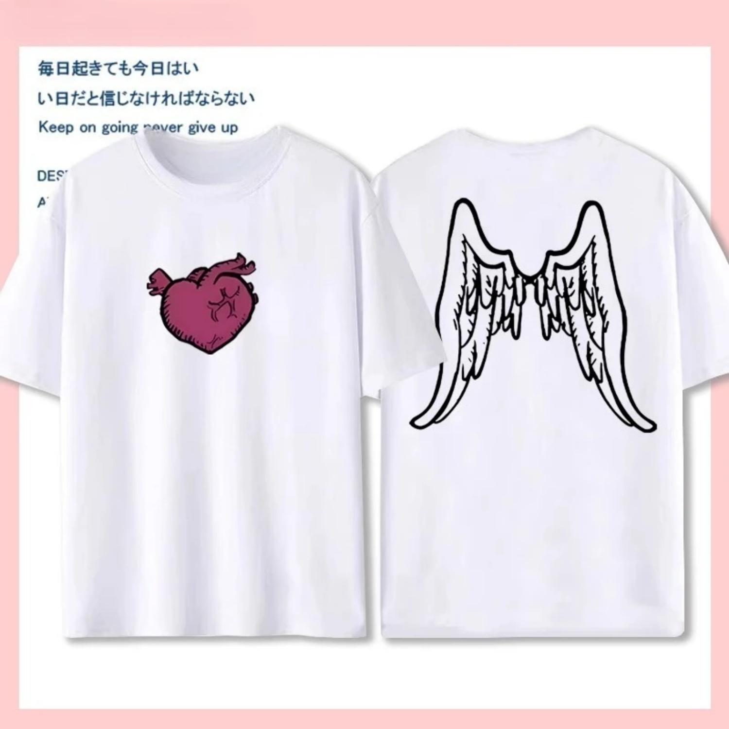

Hatsune deco27_ A Sad Girl s Desire and Fantasy Merchandise, pure cotton short-sleeved T-shirt, 2D half-sleeved Summer S разноцветный