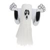 Halloween hanging decoration, paper, white, ghost, 3d, 38cm