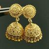 Huitan Gorgeous Gold Color Bell Dangle Earrings for Women Wedding Party Temperament Elegant Lady Drop Earrings Fashion Zircon
