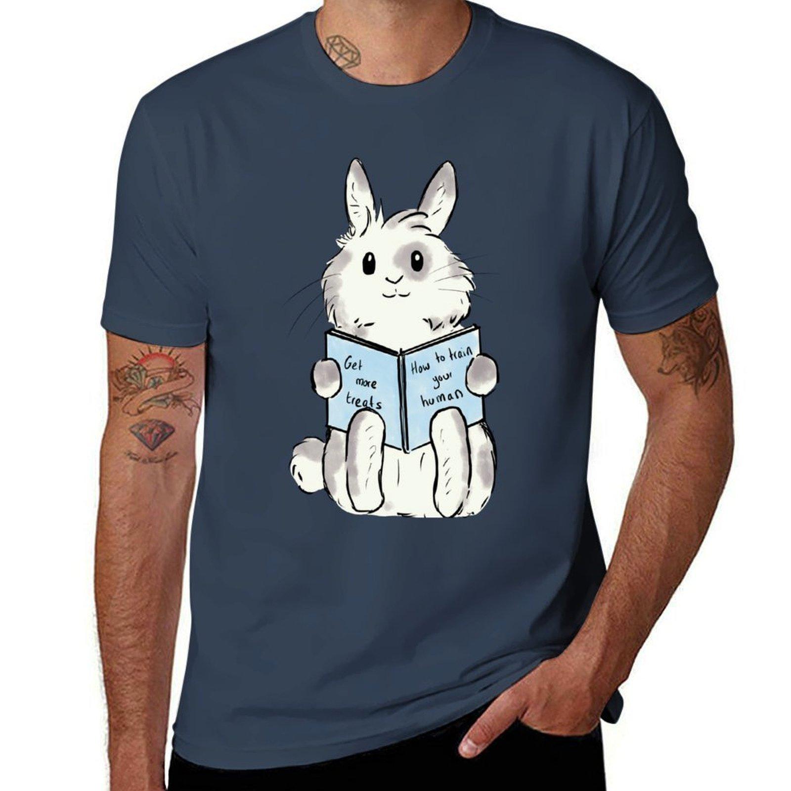 How to train your huUnisex bunny TShirt Casual All Match Short Sleeve TShirt S
