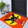 Bunny Customize your name rug, office chair cushion, home bedroom living room gift.