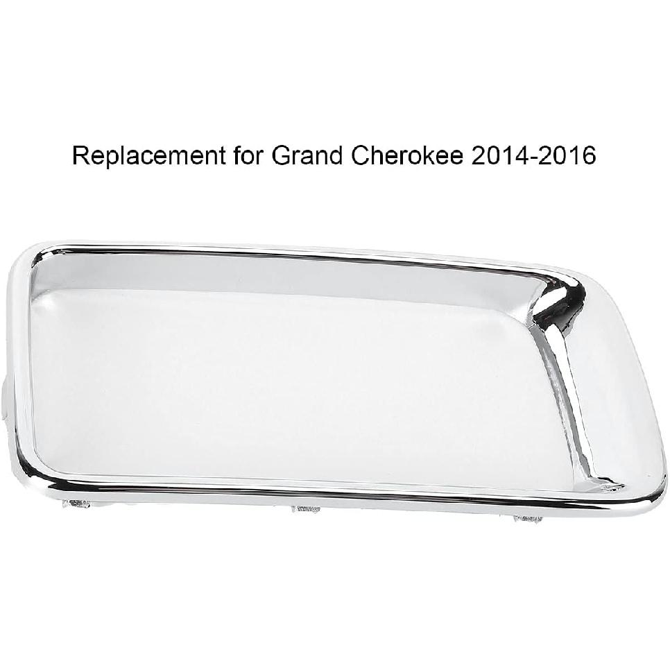 Front Grill Trim Insert Ring, ABS Front Grille Trim Ring Chrome Plated Modification Replacement for 2014‑2016 (7PCS/Set)