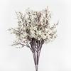 T02C!16 Pcs Artificial Flowers Real Touch Gypsophila Faux Flowers For Home Floral Arrangements Wedding Outdoor Decor