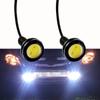 10X 23mm Eagle Led Eye Daytime Running Lights DRL Driving Backup Reversing Parking Signal Waterproof Lamps 9W DC 12V Black Shell