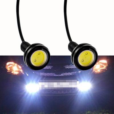 10X 23mm Eagle Led Eye Daytime Running Lights DRL Driving Backup Reversing Parking Signal Waterproof Lamps 9W DC 12V Black Shell
