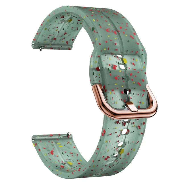 Bedrucktes Silikonarmband für Huawei Watch Amazfit GTS 4/2 Mini Neues Damenarmband für Amazfit Bip U S GTS 3 GTS GTS2 Armband