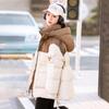 Girls' Hooded Down Jacket - 2023 Winter Coat for Teens, Warm & Thick, Suitable for 13-Year-Olds