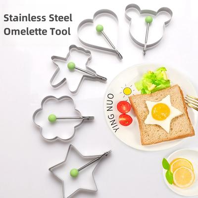 Stainless Steel Fried Egg Shaper Pancake Mould Omelette Mold Frying Egg Cooking Tools Kitchen Accessories