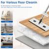 Flat Floor Mop 360 ° Rotating Floor Mop Extra Large Length 137 Cm Wet and Dry Hands-Free Dust Mop for Kitchen Living Room