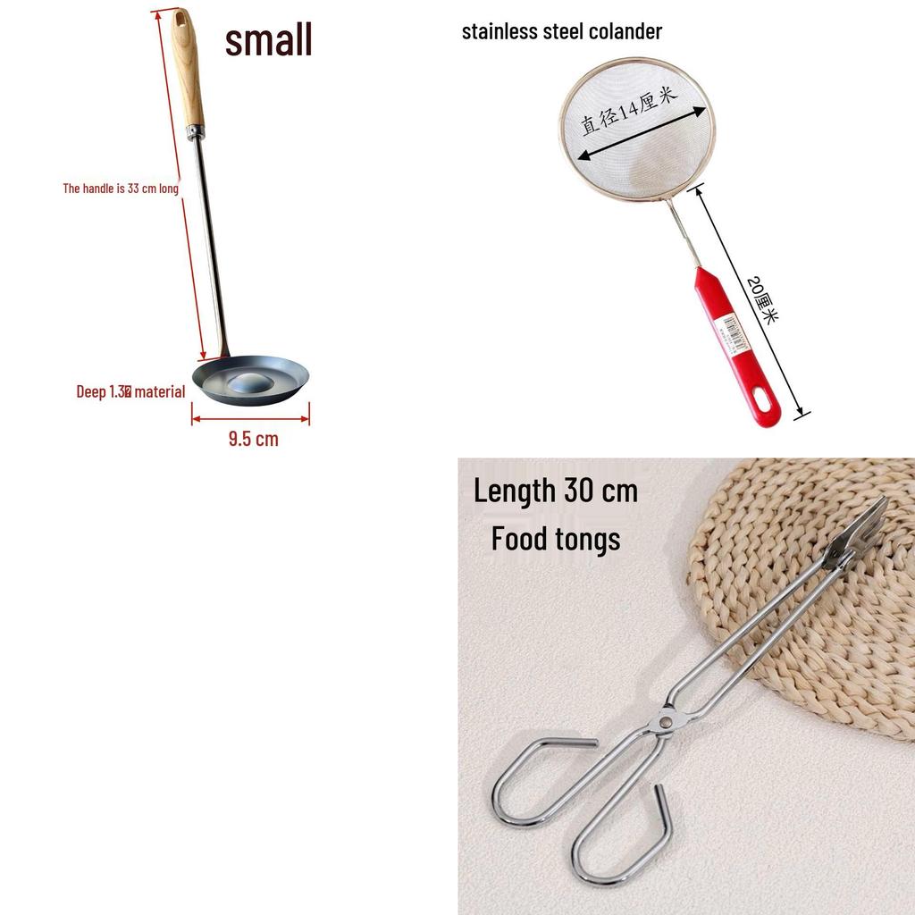 Commercial-Grade Large Fried Noodle Nest Ladle Mold