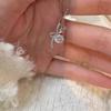 Women's Summer Bow Zircon Pendant Necklace - Sweet, Versatile, Light Luxury Clavicle Chain Gift for Best Friend.