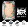 28OZDisposable Meal Prep Containers Microwave Safe Food Storage Containers with Lids Take Out Disposable Plastic Bento Lunch Box