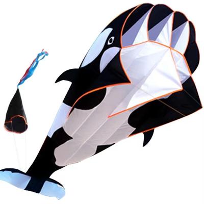 Good Flying Large Whale/Dolphin Kite Single Line Plastic Flying Toy Soft Kite  Outdoor Fun Sports