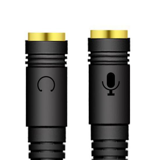 Adapter Cable 2-in-1 High Fidelity 3.5mm Earphone AUX Splitter Converter for Mobile Phone