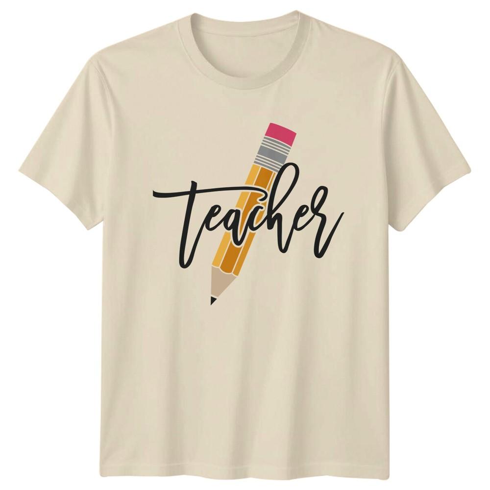 Teacher TShirt Pencil Design Adult Unisex Job Niche Gift Present