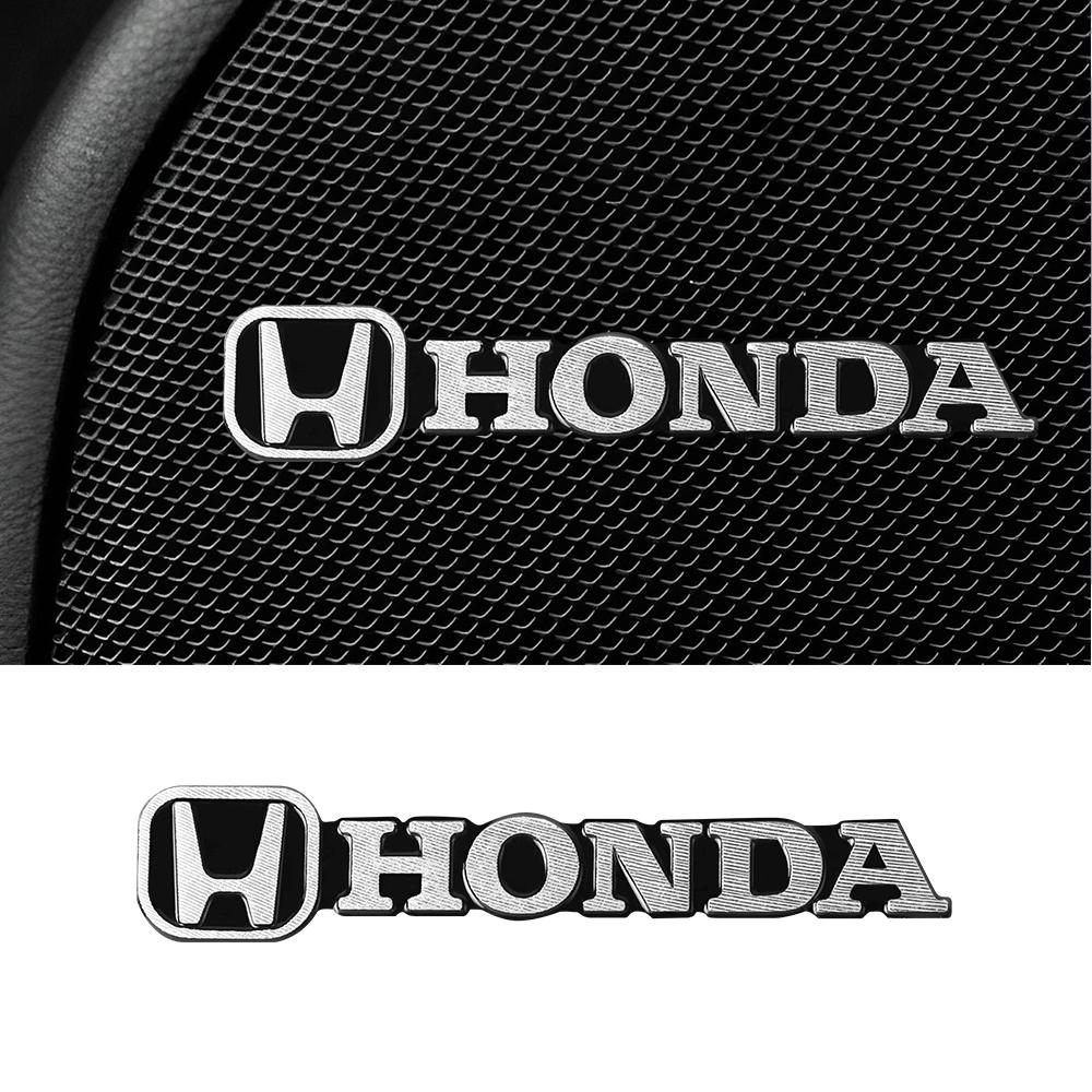Car 3D Aluminum Harman Kardon Logo Emblem Speaker Audio Decorate Sticker Styling Decals For Honda Mugen Accord Odyssey Spirior