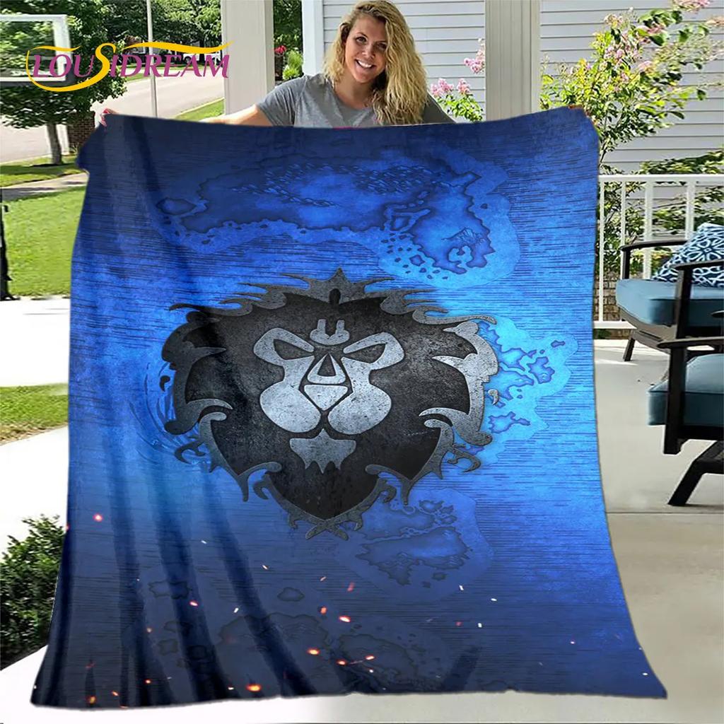 WOW, World of Warcraft Game Gamer Soft Plush Blanket,Flannel Blanket Throw Blanket for Living Room Bedroom Bed Sofa Picnic Cover