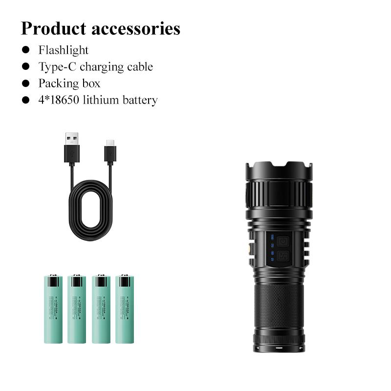 

Надзвичайно Яскраві Білі Лазерні Світлодіодні Ліхтарі Акумуляторні Далекобійні З Функцією Зміни Масштабу Тактичний Ліхтар Для Кемпінгу На Відкритому Повітрі Аварійний Ліхтар G401