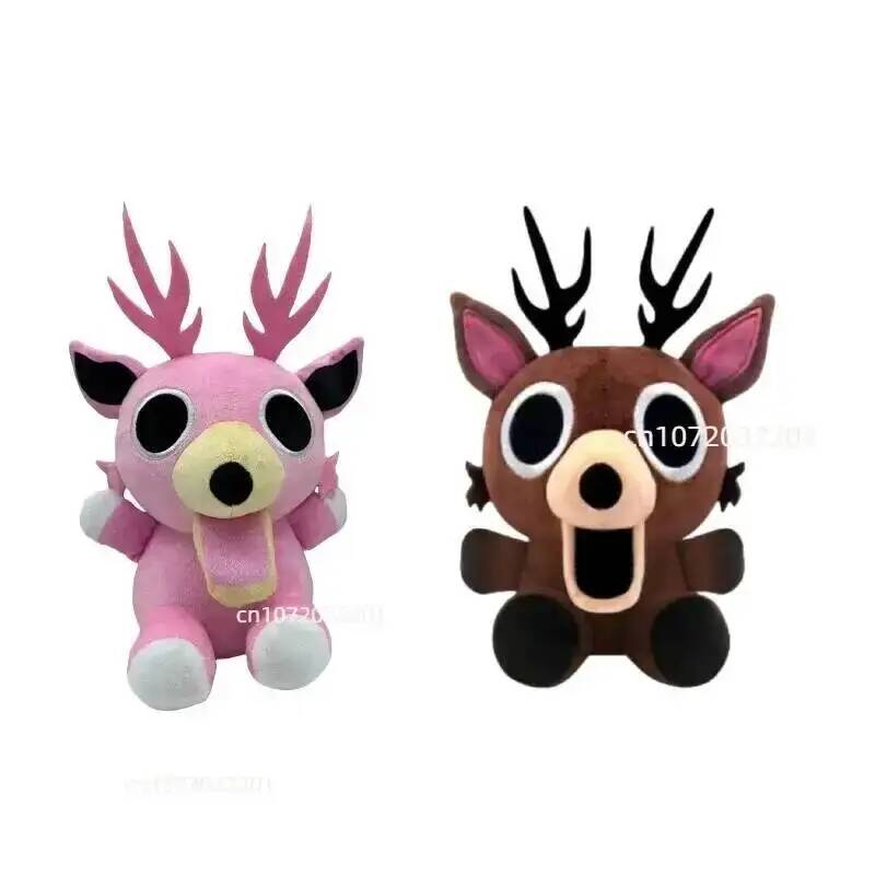 99 Nights Forest Plush Toys Sitting Standing Elk White Owl Stuffed Doll Pillow Gift For Kids