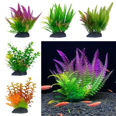 Dekoration Simulation Blume Aquarium Dekoration Kunststoff Wasserpflanze Künstliche Pflanzen Fischbecken Gras Künstliche Wasserunkräuter