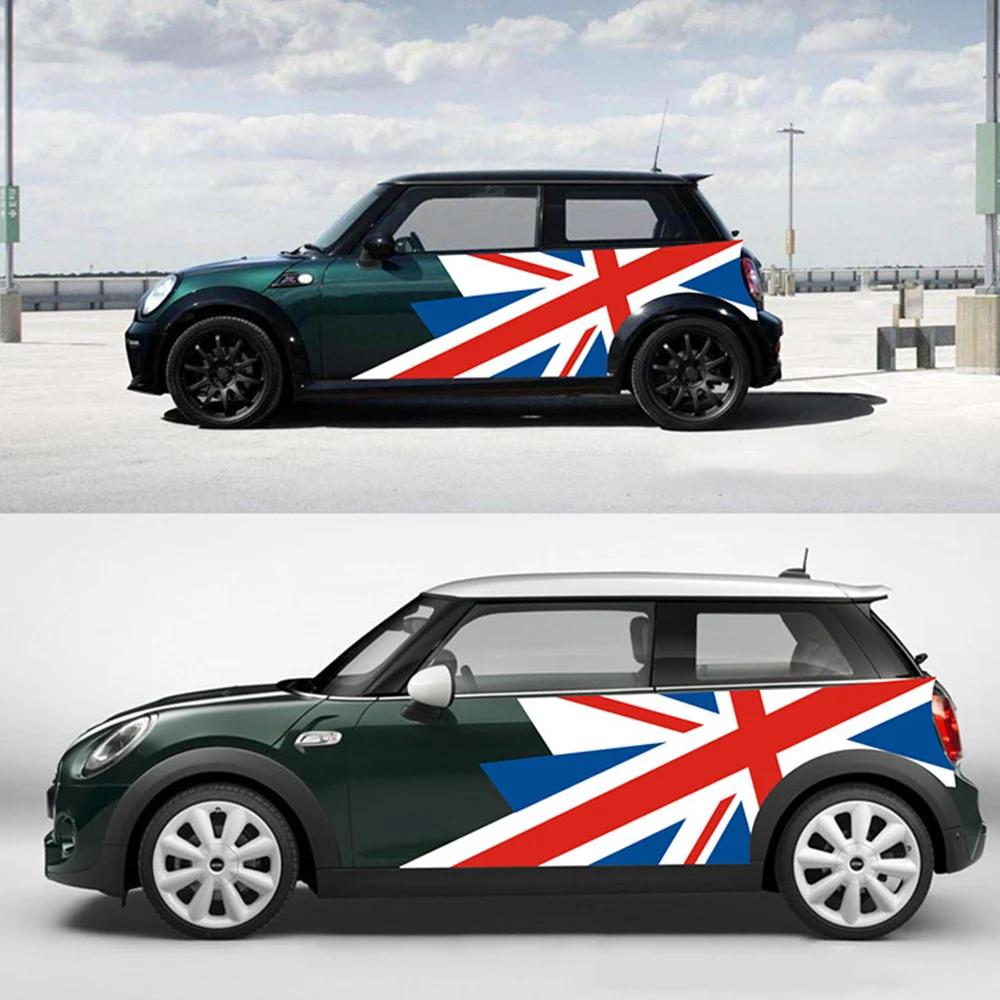 Union Jack Car Exterior Door Side Body Stickers Decal For MINI Cooper Countryman R60 R55 R56 F55 F56 F60 Car Styling Accessories