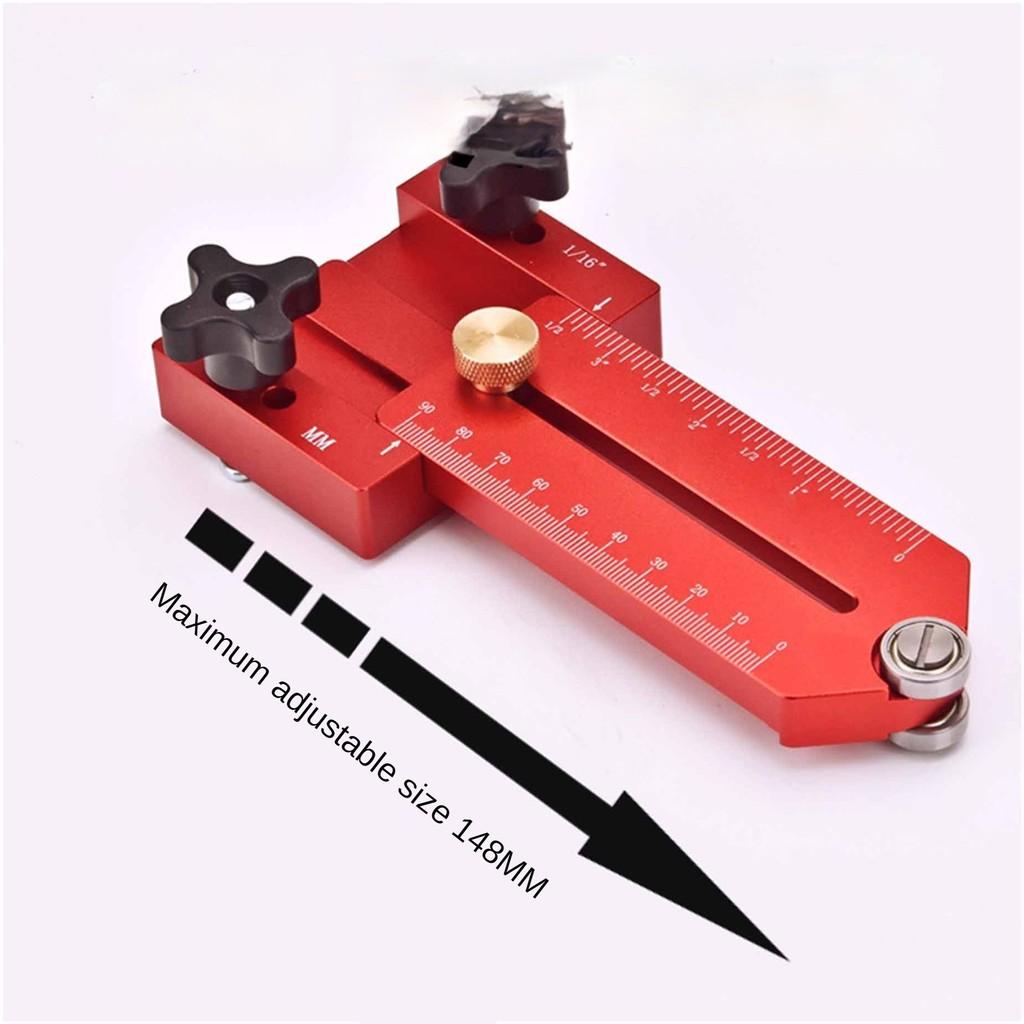 

Портативный деревообрабатывающий ограничитель резания Инструмент-направляющая для резки тонких листов Алюминиевый сплав Настольная пила Резка Измерительная линейка