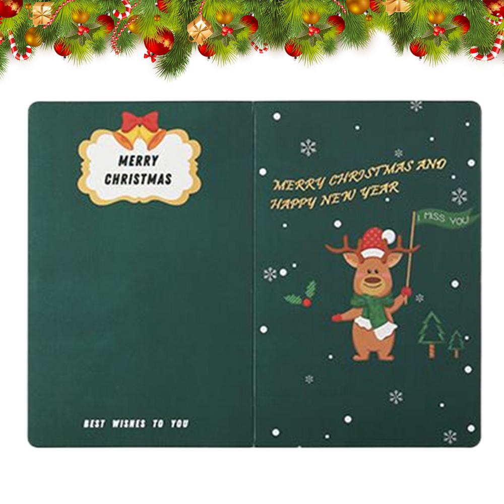 Pop Up Christmas Cards 3D Santa Claus Greeting Card Cute Christmas Thank You Cards Merry Christmas Card Pop Up Christmas Card
