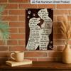 2D Flat - 1pc of Vintage Aluminium Metal Sign for Dog Lovers - Perfect Wall Art Decoration for Home, Living Room, Backyard, Veterinary Clinic, or