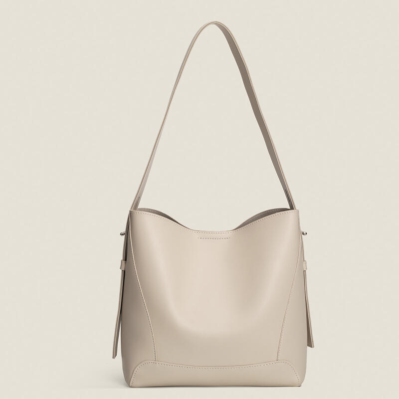 New Fashion Bucket Bag Shoulder Bags Women Commuter PU Leather Axillary Bag Leisure Versatile High Capacity Trend Solid Tote Bag