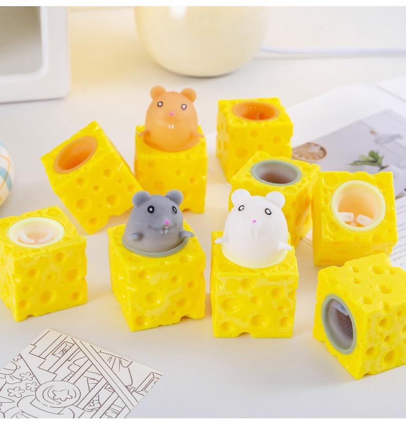 NEW KIDS Squeezing Squirrel Cup Toys Decompression Fidget Antistress Sensory Stress Reliefing Gift For Kids Adults