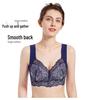 Plus Size Women's Wire-Free Lace Sports Bra