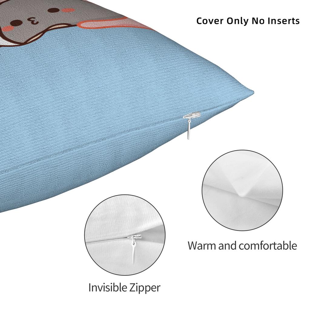 Dudu Bubu Kissenbezug Bequemer Kissenbezug Retro Trendiger Kissenbezug für Sofa Schlafzimmer Heimdeko