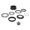 Bike Headset Aluminium Alloy Star Nut Double Sealing Bearing Accessory for 44‑50.6mm Tapered Steerer for 1.5in Front