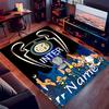 Custom Personalization Inter Milan Print Area Rug - Soft, Washable Non-Slip Indoor Mat,Living Room,Home&Office Decorative Rug